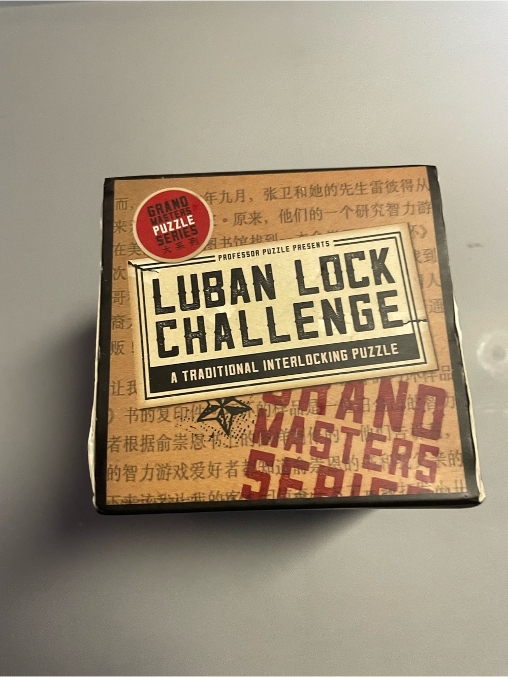 Professor Puzzle Luban Lock Challenge Wooden Interlocking Puzzle In Box
